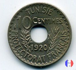 10 centesimi - II tipo 1920 (Parigi)