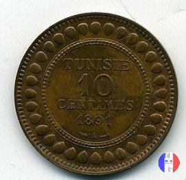 10 centesimi 1891 (Parigi)