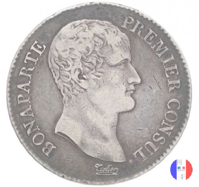 5 franchi Bonaparte 1803-1804 (Parigi)