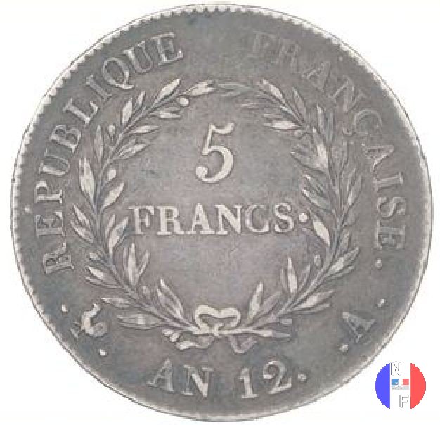 5 franchi Bonaparte 1803-1804 (Parigi)