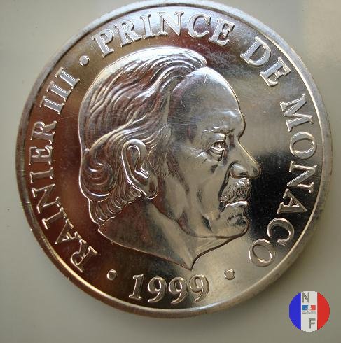 100 franchi 1999 - 50 anni di regno 1999 (Pessac)