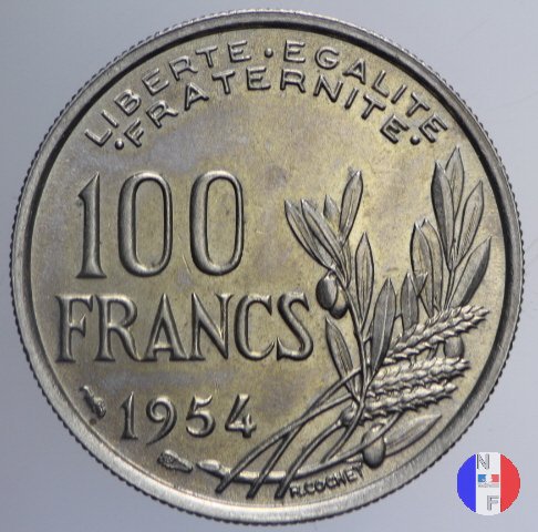 100 franchi 1954 (Beaumont Le Roger)