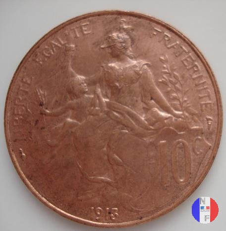 10 centesimi Dupuis 1913 (Parigi)