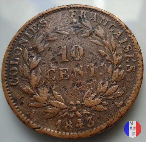 10 centesimi 1843 (Parigi)