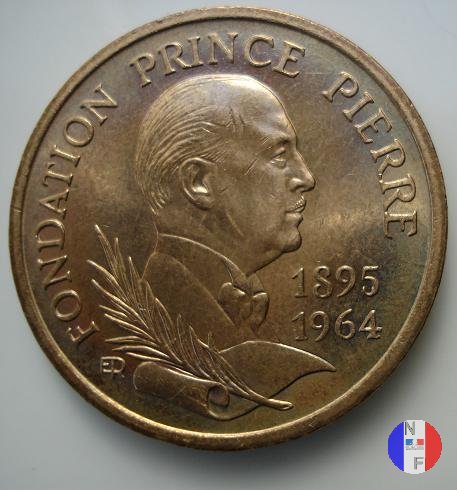 10 franchi 1989 - Fondazione principe Pierre 1989 (Pessac)