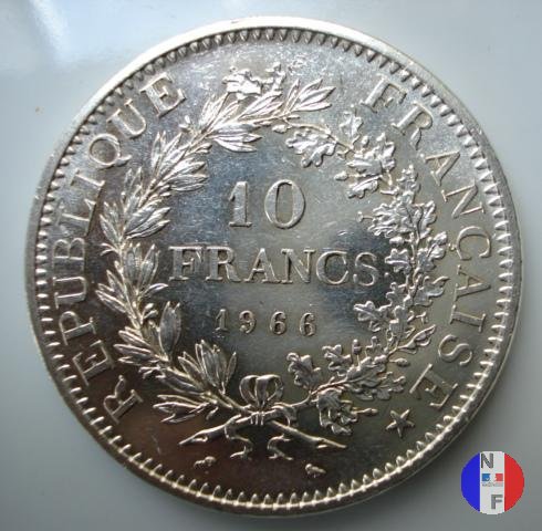 10 franchi Ercole 1966 (Parigi)