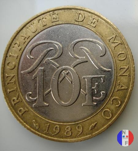 10 franchi - III tipo 1989 (Pessac)