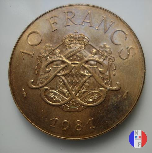 10 franchi - II tipo 1981 (Pessac)