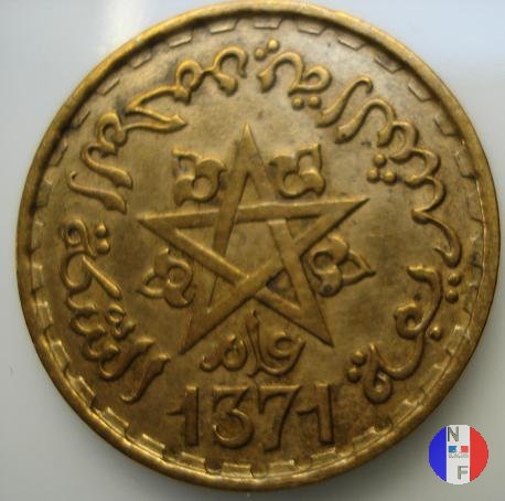 10 franchi - bronzo-alluminio 1952 (Parigi)