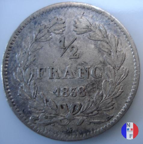 1/2 franco 1838 (Parigi)