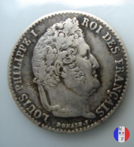 1/4 di franco 1836 (Parigi)