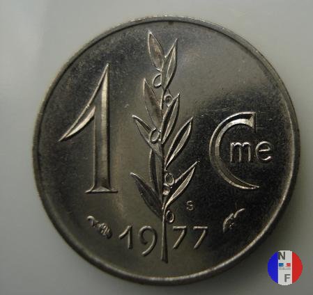 1 centesimo 1977 (Pessac)