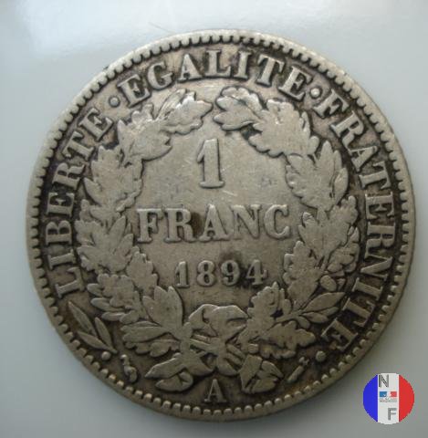 1 franco Cerere 1894 (Parigi)