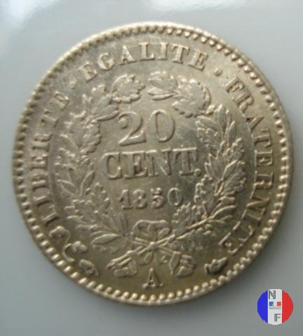 20 centesimi 1850 (Parigi)