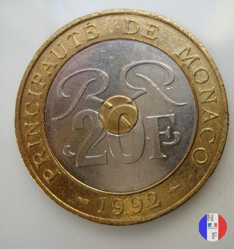 20 franchi - II tipo 1992 (Pessac)