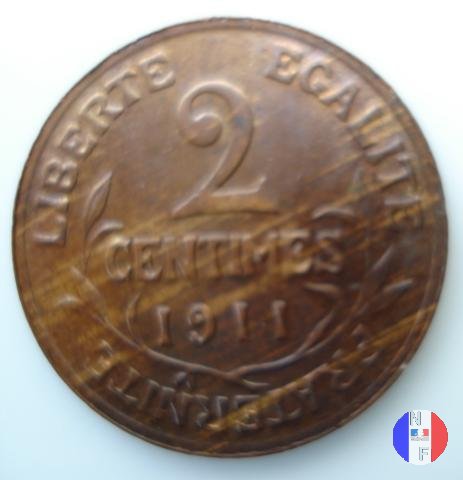 2 centesimi Dupuis 1911 (Parigi)