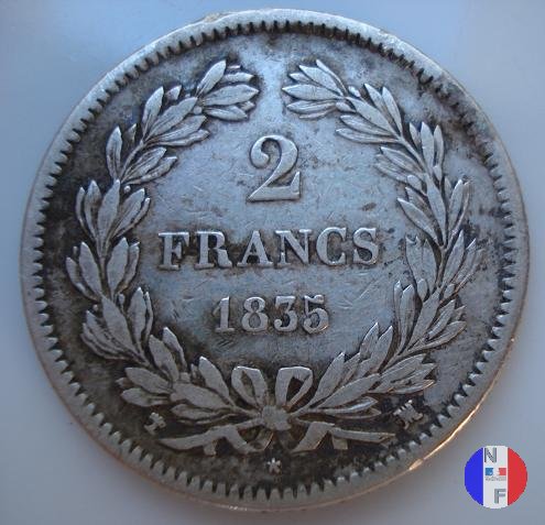 2 franchi 1835 (Tolosa)