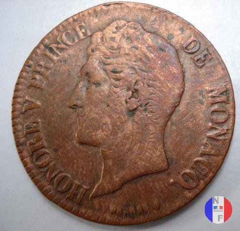 5 centesimi 1837 (Montecarlo)