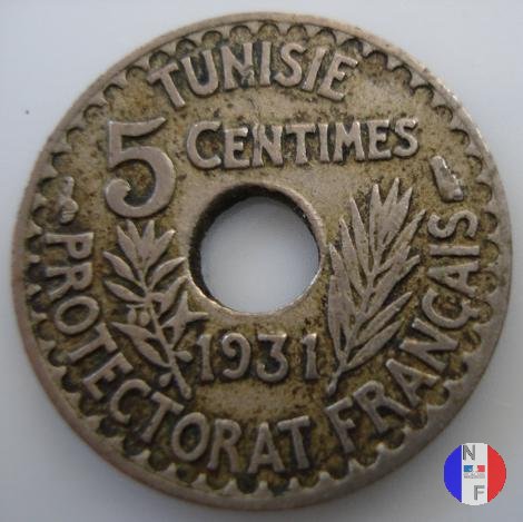 5 centesimi 1931 (Parigi)