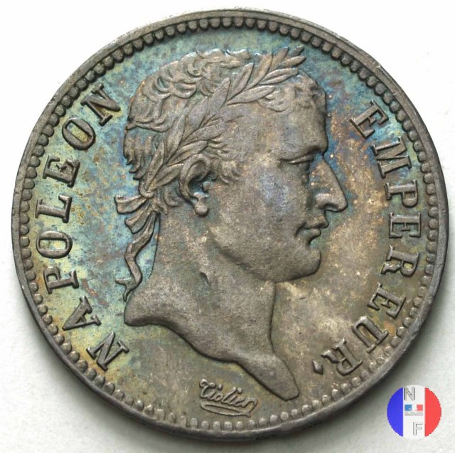 1 franco - testa laureata, tipo Empire 1809 (Parigi)