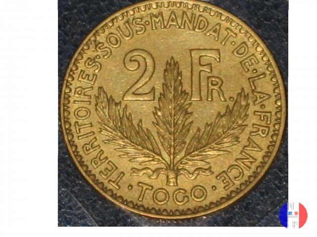 2 franchi Territori sotto mandato 1925 (Parigi)