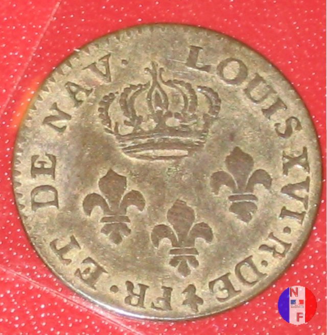 2 sous Luigi XVI 1789 (Parigi)