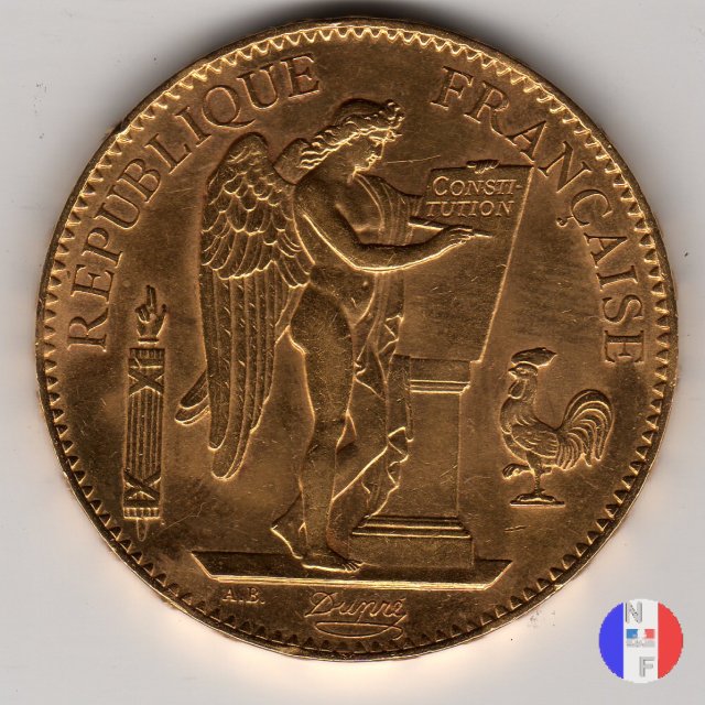 100 franchi Genio 1882 (Parigi)