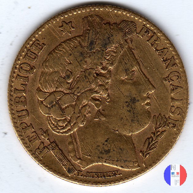 10 franchi Cerere 1899 (Parigi)