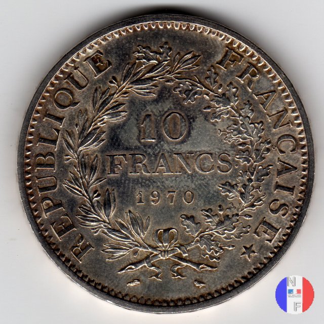 10 franchi Ercole 1970 (Parigi)