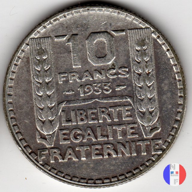 10 franchi Turin 1933 (Parigi)