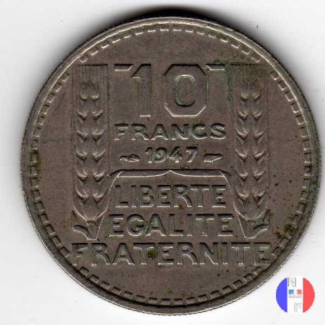 10 franchi Turin 1947 (Parigi)