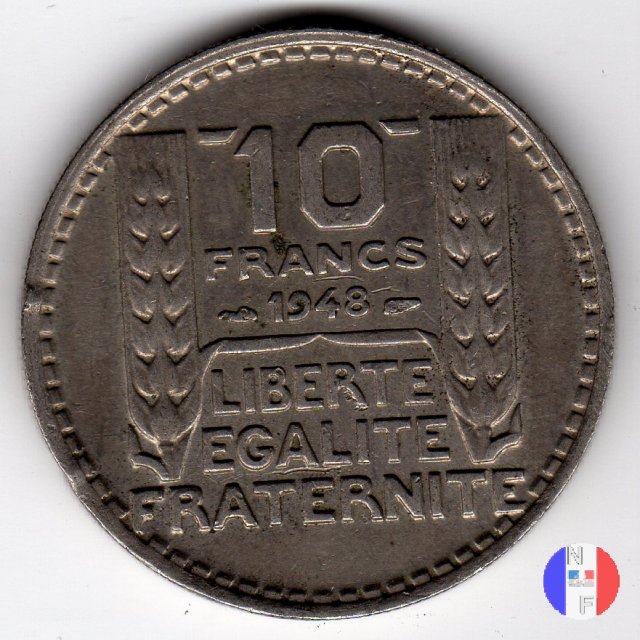 10 franchi Turin 1948 (Parigi)