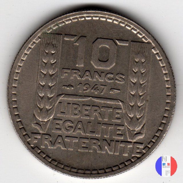 10 franchi 1947 (Parigi)