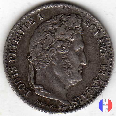 1/4 di franco 1831 (Tolosa)