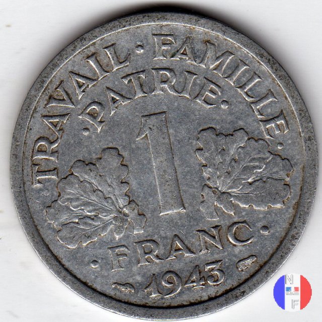 1 franco Bazor 1943 (Parigi)