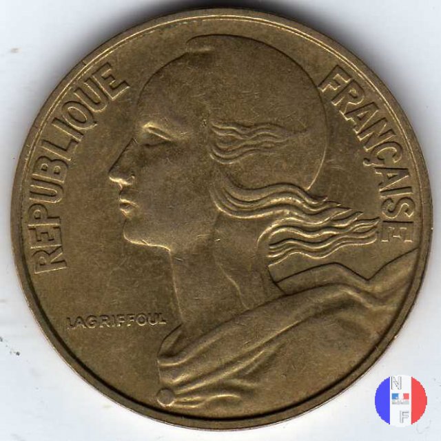 20 centesimi 1963 (Parigi)