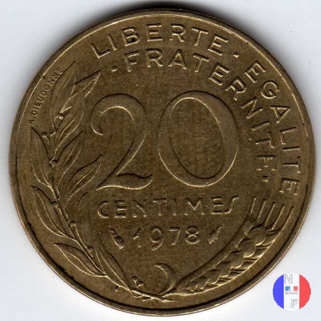 20 centesimi 1978 (Pessac)