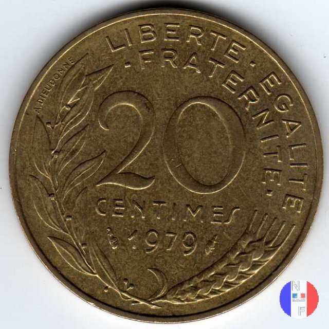 20 centesimi 1979 (Pessac)