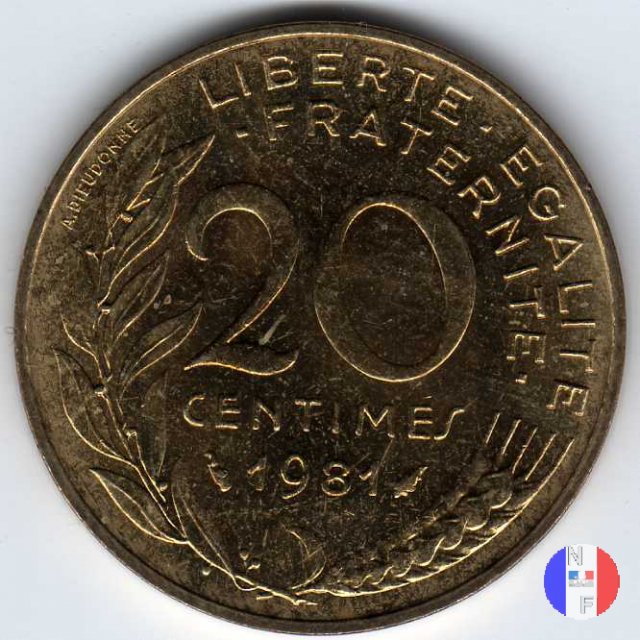 20 centesimi 1981 (Pessac)