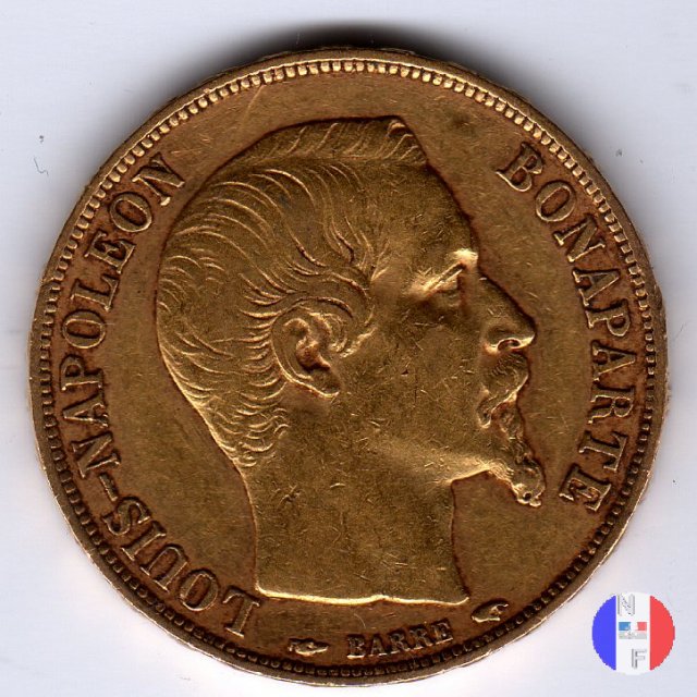 20 franchi Bonaparte 1852 (Parigi)