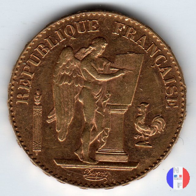 20 franchi Genio 1898 (Parigi)