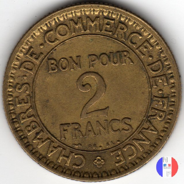 2 franchi camera di commercio 1921 (Parigi)