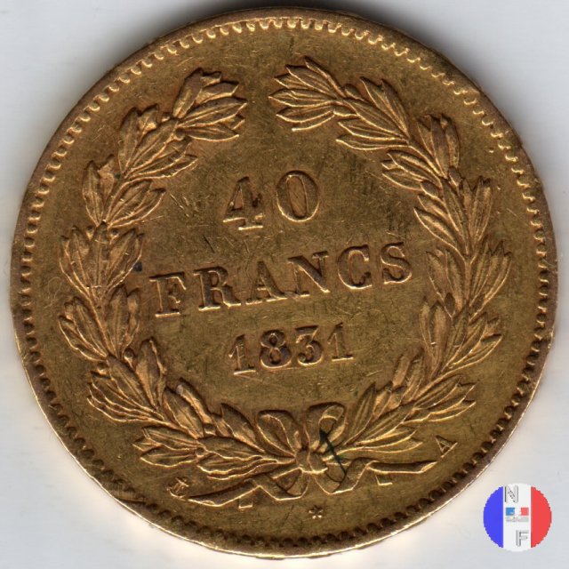 40 franchi 1831 (Parigi)