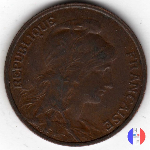 5 centesimi Dupuis 1917 (Parigi)