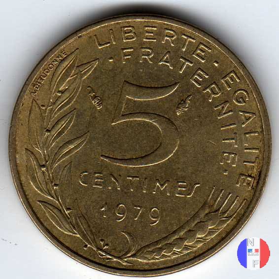 5 centesimi Marianna 1979 (Pessac)