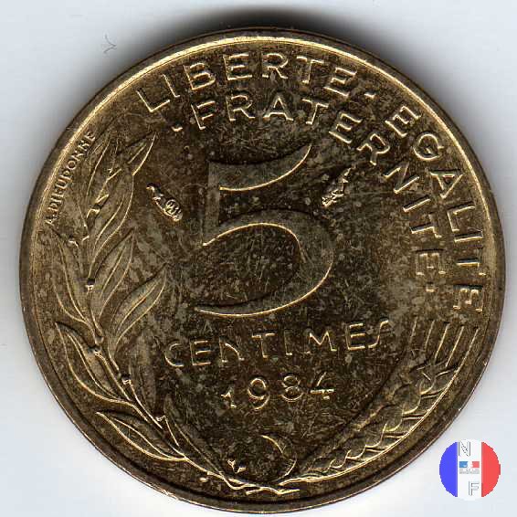 5 centesimi Marianna 1984 (Pessac)