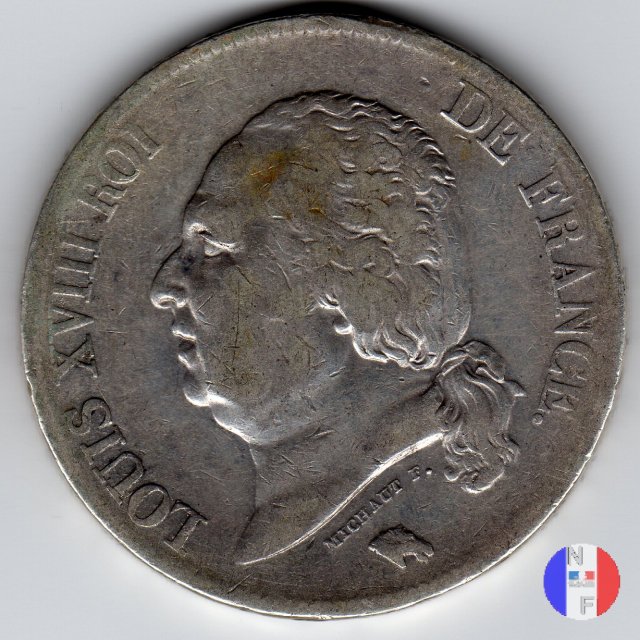 5 franchi 1824 (Tolosa)