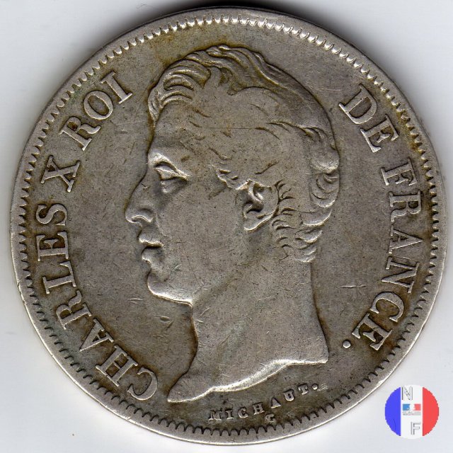 5 franchi 1829 (Lilla)