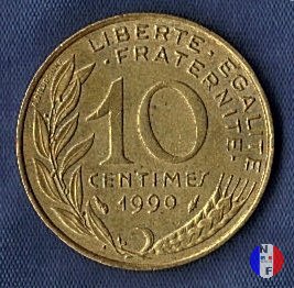 10 centesimi 1990 (Pessac)