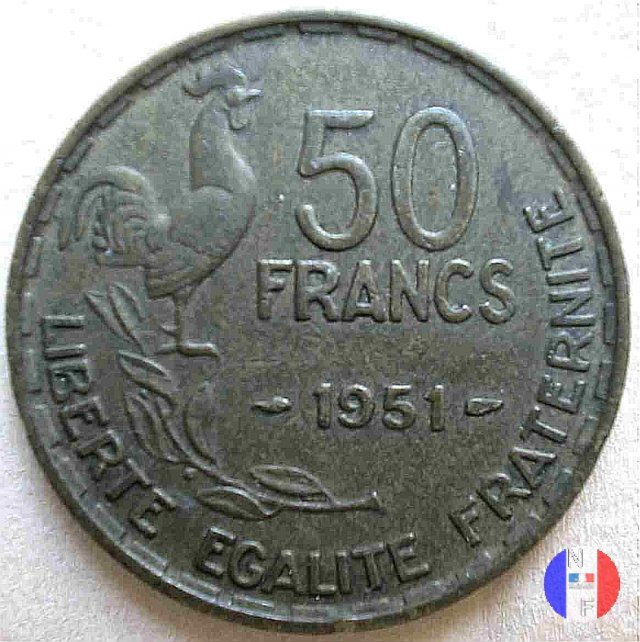 50 franchi 1951 (Parigi)